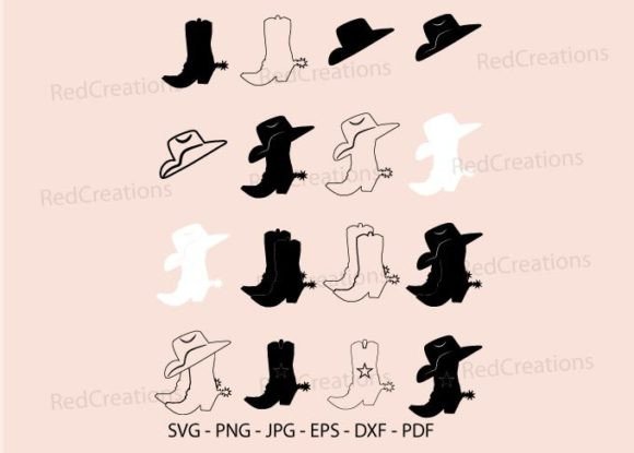 Cowboy Boots and Hat Svg Review