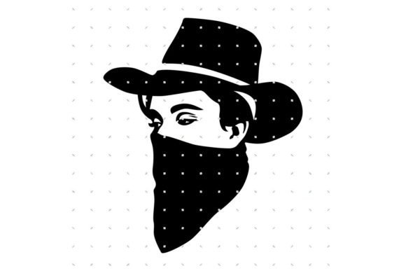 Female Cowboy Bandit SVG Review for Real Embroidery Projects