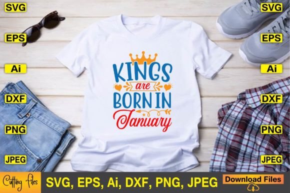 Kings Are Born in January SVG Design Review