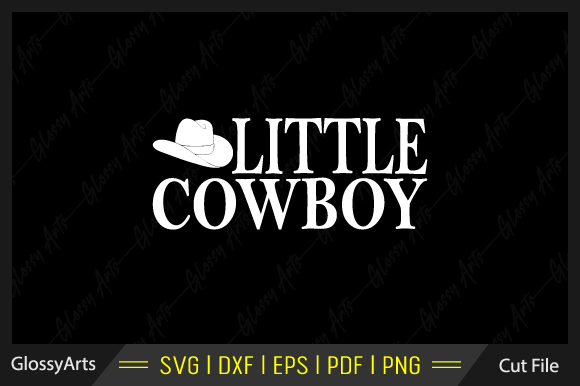 Little Cowboy Svg Printable Cut File