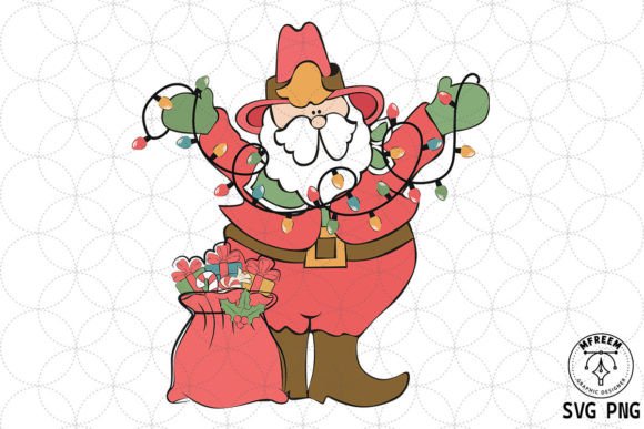 Santa Cowboy Christmas SVG Sublimation Review