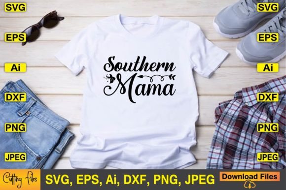 Southern Mama SVG Design Cute File