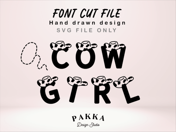 Western Cowgirl Svg Font Cut File Review
